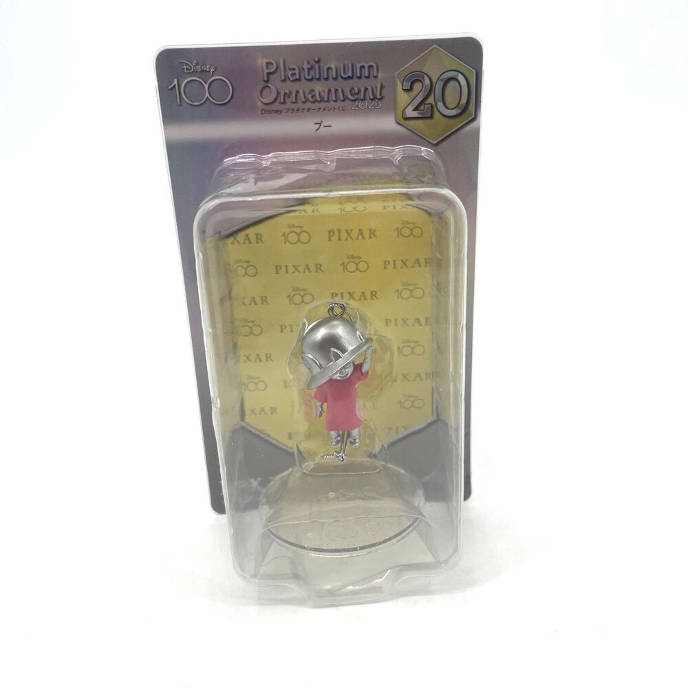 Disney 100 Platinum Ornament #20 Happy Kuji Figure Monsters Inc Boo Xmas *FLAW